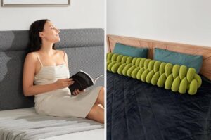 17 Headboard Pillows To Make Relaxing In Bed Even Better
