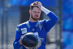 Drake Maye and the New England Patriots take on Sam Darnold and the Seattle Seahawks in Super Bowl 60