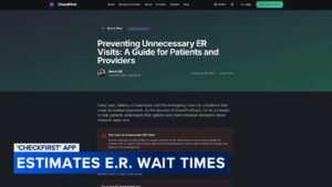 Teen’s new app is designed to reveal ER wait times