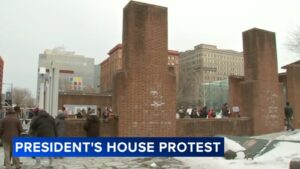 Philadelphia rally calls for restoration of enslaved people’s history at Presidents House