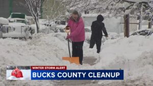 The struggle to dig out was real in Langhorne