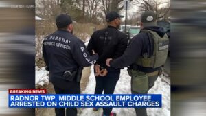Radnor Middle School employee Michael Robinson arrested by US Marshals for alleged child sex assault