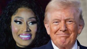 Nicki Minaj Posts Pics Of Herself With A.I.-Generated Donald Trump