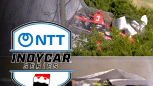 Multiple Indycar Drivers Crash During Practice for Grand Prix in Alabama