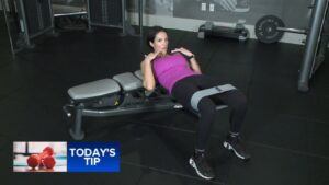 Hip thrust to work your glutes – Today's Tip