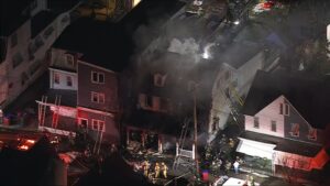 Woman killed after flames tear through homes in Bristol, Pennsylvania