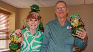 Seniors celebrate St. Patrick’s Day while learning nutritional values
