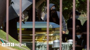 Mexican drug lord 'El Mencho' buried in golden coffin