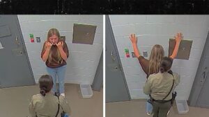 Joseph Duggar’s Wife Kendra Searched by Officer, Booked Into Jail, on Video