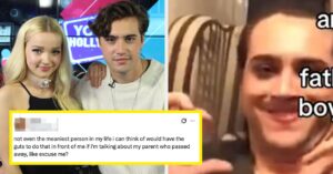 “What A Freak”: People Are Absolutely Horrified By This Resurfaced Clip Of Dove Cameron’s Then-Fiancé Ryan McCartan Seemingly Mocking Her As She Opened Up About Her Dead Dad