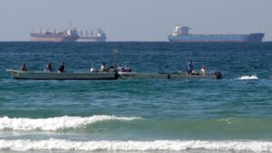 Oil prices rise sharply in market trading after attacks in Middle East : NPR