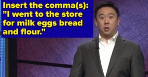 Commas Grammer Trivia Quiz