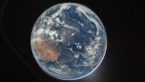 Artemis II’s moonbound astronauts capture Earth’s brilliant blue beauty as they leave it behind