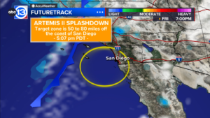 Artemis II splashdown forecast: Orion’s return to Earth looking good, but NASA monitors Pacific storm that could impact landing